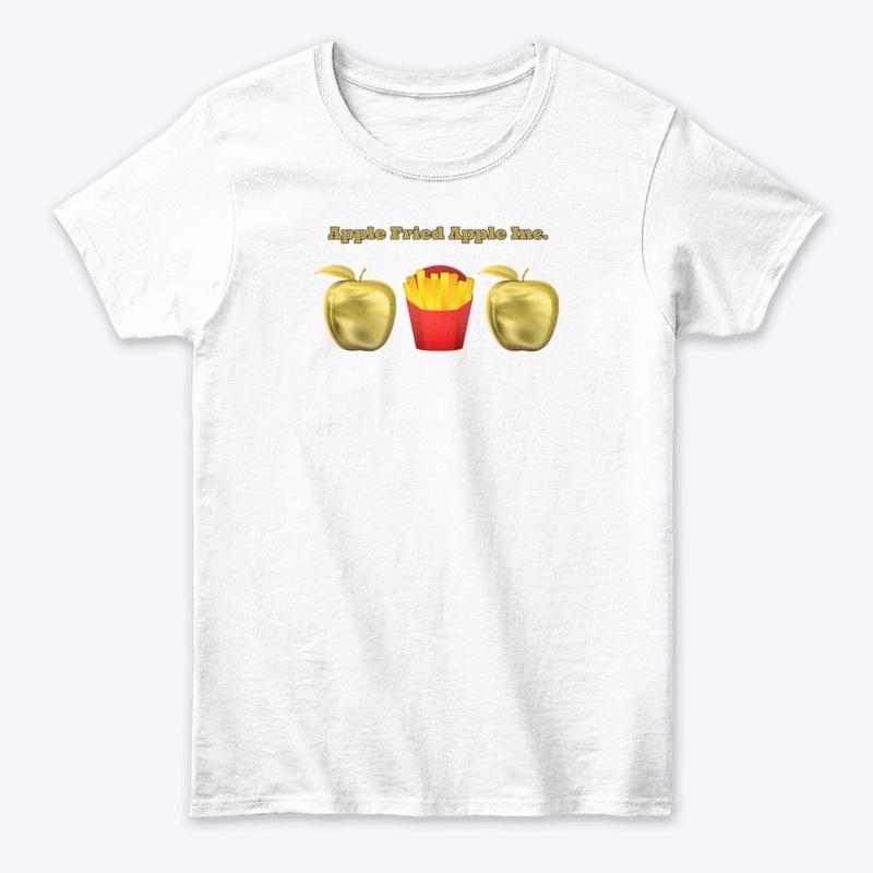 Women All White AFA shirt🍎🍟🍎